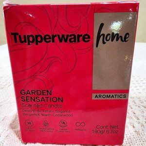"Garden Sensation" Tupperware Home Aromatics Candle New in Box Unopened
